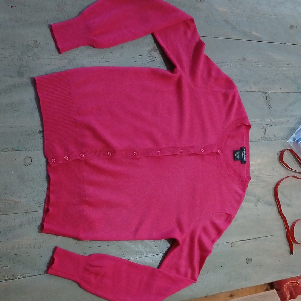 Lord & Taylor Pink Cashmere Cardigan